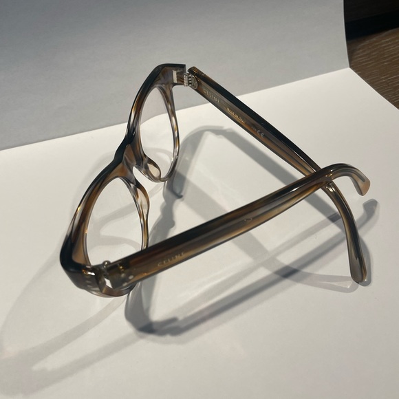 CELINE CL 50019I 055 BROWN HAVANA FRAME EYEGLASSES - Picture 8 of 11